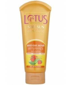 Lotus Herbal Sandalscreen+ + Safe Sun Absolute Anti- Tan scrub
